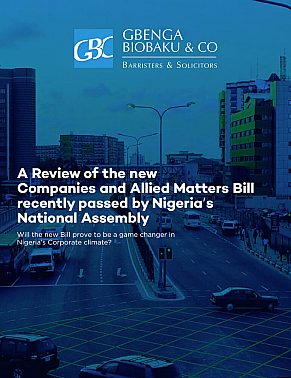 A Review Of The New Companies And Allied Matters Bill