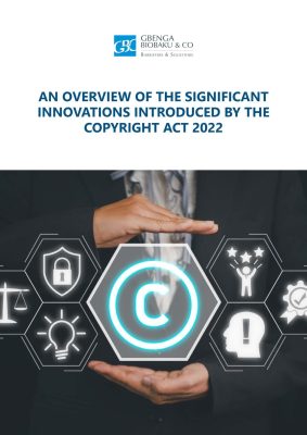 An Overview of the significant innovations introduced by the Copyright Act 2022