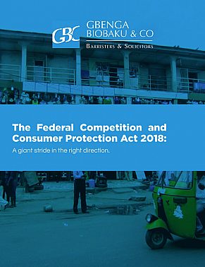 The Federal Competition and Consumer Protection Act 2018: A giant stride in the right direction.